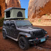 Trustmade Pop-Up Hard Shell Rooftop Tent-Hard Shell Rooftop Tent-Trustmade-Black & Green in canyon-Car Camp Pro