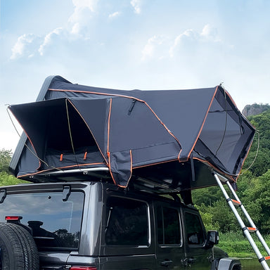 Trustmade Pioneer Series Fold-Out Style Hard Shell Rooftop Tent (ABS Plastic)-Hard Shell Rooftop Tent-Trustmade-Grey-Car Camp Pro