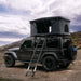 Trustmade Pop-Up Hard Shell Rooftop Tent-Hard Shell Rooftop Tent-Trustmade-Black & Grey open with ladder-Car Camp Pro