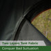 Trustmade Scout Plus Series - Triangular Hard Shell Rooftop Tent with Roof Rack tent fabric